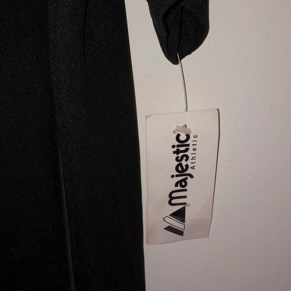 Mens New York Jets Majestic Polo Size Medium NFL Team Apparel Black & Green - Picture 4 of 6